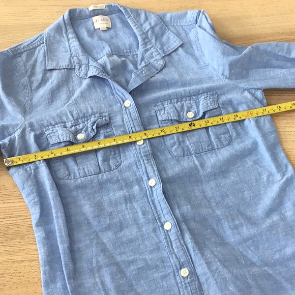 J.Crew Light Blue Button-Up - Picture 3 of 10
